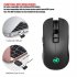 T30 Wireless Mouse 3600 DPI 2 4GHz USB Optical Wireless Gaming Mouse Ergonomic Silent Mouse Rechargeable Cordless Mouse Luminous Effect For PC Laptop Computer b