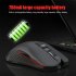 T30 Wireless Mouse 3600 DPI 2 4GHz USB Optical Wireless Gaming Mouse Ergonomic Silent Mouse Rechargeable Cordless Mouse Luminous Effect For PC Laptop Computer b