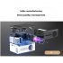 T300 LED Mini Projector Portable Kids Home RC Media Audio Player black U S  regulations