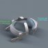 T300 VR Headset Head Strap Premium Replacement Gaming VR Glasses  Accessories for Meta Quest 3 Headset Black