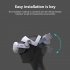T300 VR Headset Head Strap Premium Replacement Gaming VR Glasses  Accessories for Meta Quest 3 Headset Black