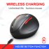 T31 2 4G Wireless Mouse Rechargeable Black 7 Key Ergonomic Optical Mouse for Computer black