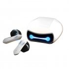 T33 Bluetooth-compatible 5.2 Headset Stereo Earbuds Dual-mode Low-latency Wireless Gaming Headphones With Microphone White