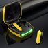 T33 Bluetooth compatible 5 2 Headset Stereo Earbuds Dual mode Low latency Wireless Gaming Headphones With Microphone yellow