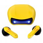 T33 Bluetooth-compatible 5.2 Headset Stereo Earbuds Dual-mode Low-latency Wireless Gaming Headphones With Microphone yellow