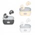 T33 Wireless Bone Conduction Earbuds Ultra Long Playtime Headphones With Charging Case Built in Mic For Sports Work Hiking Travel black