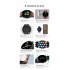 T33s Smart Watch Bluetooth compatible Calling Body Temperature Heart Rate Blood Pressure Blood Oxygen Monitoring Music Smartwatch red