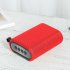 T35 Wireless Bluetooth compatible  Speaker Comes With Tf Card Slot U Disk Socket Impact Resistance 300mah Battery Portable Mini Loudspeaker Red