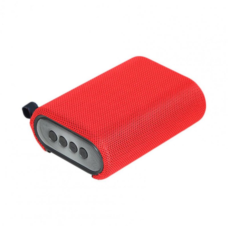 T35 Wireless Bluetooth-compatible  Speaker Comes With Tf Card Slot U Disk Socket Impact Resistance 300mah Battery Portable Mini Loudspeaker Red