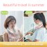 T36 Bladeless Neck Fan Usb Powered 3 Speeds Adjustment Leafless Wearable Personal Fan For Travel Outdoor pink