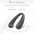 T36 Bladeless Neck Fan Usb Powered 3 Speeds Adjustment Leafless Wearable Personal Fan For Travel Outdoor pink