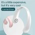 T36 Bladeless Neck Fan Usb Powered 3 Speeds Adjustment Leafless Wearable Personal Fan For Travel Outdoor pink