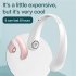 T36 Neck Fan Portable Strong Wind 360  Cooling Hanging Fan USB Rechargeable Super Quiet Fan For Working Traveling Sleeping pink