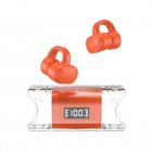 T36 Wireless Earbuds With Smart LED Display Charging Case Headphones Long Battery Life Earphones For Sports Working orange color