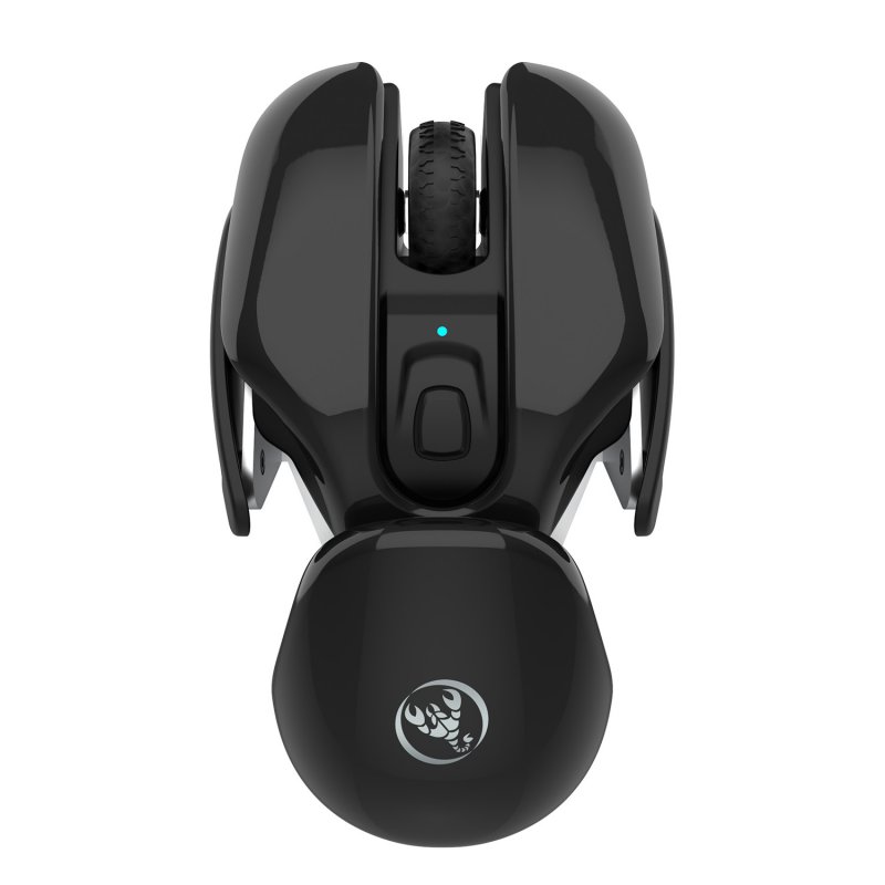 T37 Wireless Mouse Max 1600DPI 2.4G Optical Computer Gaming Mice for Windows Mac Desktop Computer Notebooks black