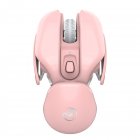 T37 Wireless Mouse Max 1600DPI 2 4G Optical Computer Gaming Mice for Windows Mac Desktop Computer Notebooks pink