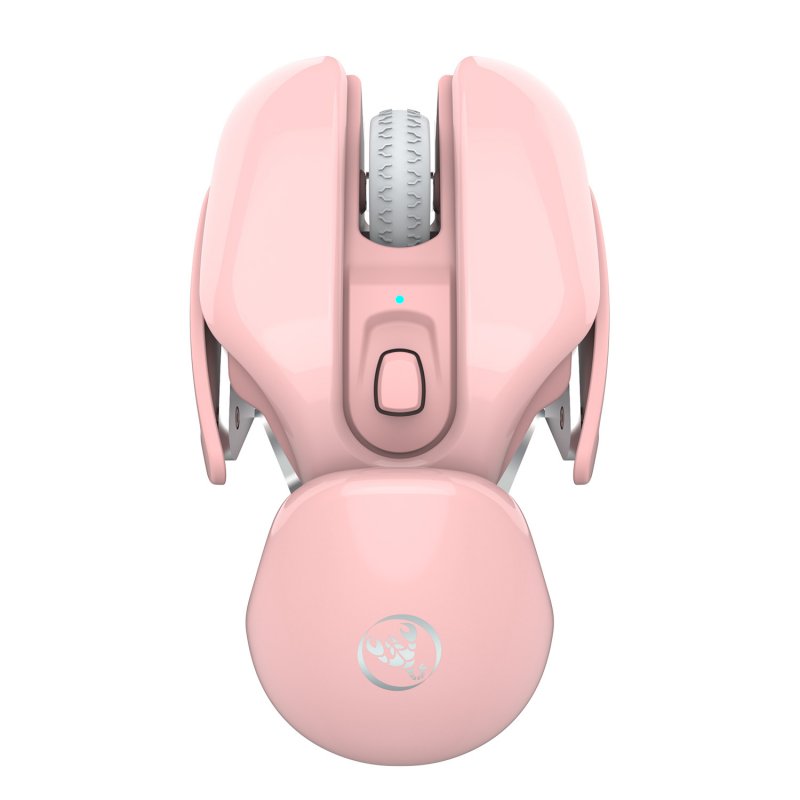 T37 Wireless Mouse Max 1600DPI 2.4G Optical Computer Gaming Mice for Windows Mac Desktop Computer Notebooks pink