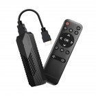 T3MINI TV Stick Mini TV Tuner Stick 4K Streaming Device With Remote Control 2.4G WiFi TV Tuner H.265 Video Media Player Receiver Compatible For Android 10 .0 Device black