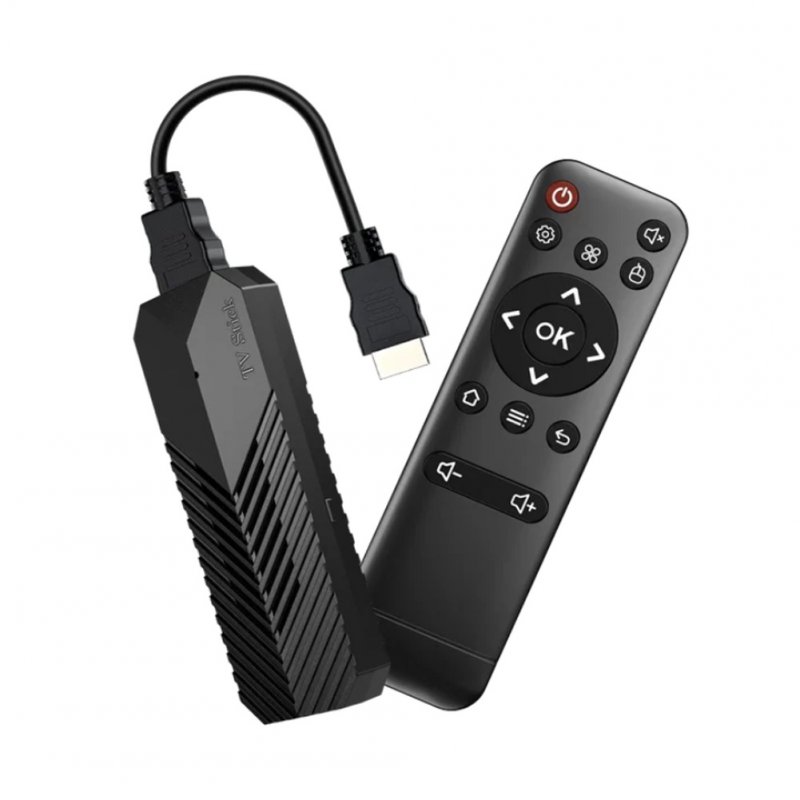 T3MINI TV Stick Mini TV Tuner Stick 4K Streaming Device With Remote Control 2.4G WiFi TV Tuner H.265 Video Media Player Receiver Compatible For Android 10 .0 Device black