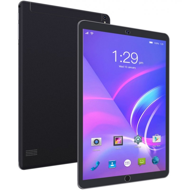 T4 Tablet 10.1-inch  Ips High-definition Screen Dual-card 8+256GB4G-LTETablet Pc black_European Plug