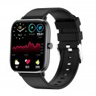 T45s Intelligent Watch Bluetooth-compatible Call Temperature Detection Heart Rate Blood Pressure Oximeter Sports Smartwatch black