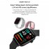 T49 Smart Watch Large Screen Music Playing Exercise Heart Rate Monitoring Bluetooth Call Bracelet Silver Black