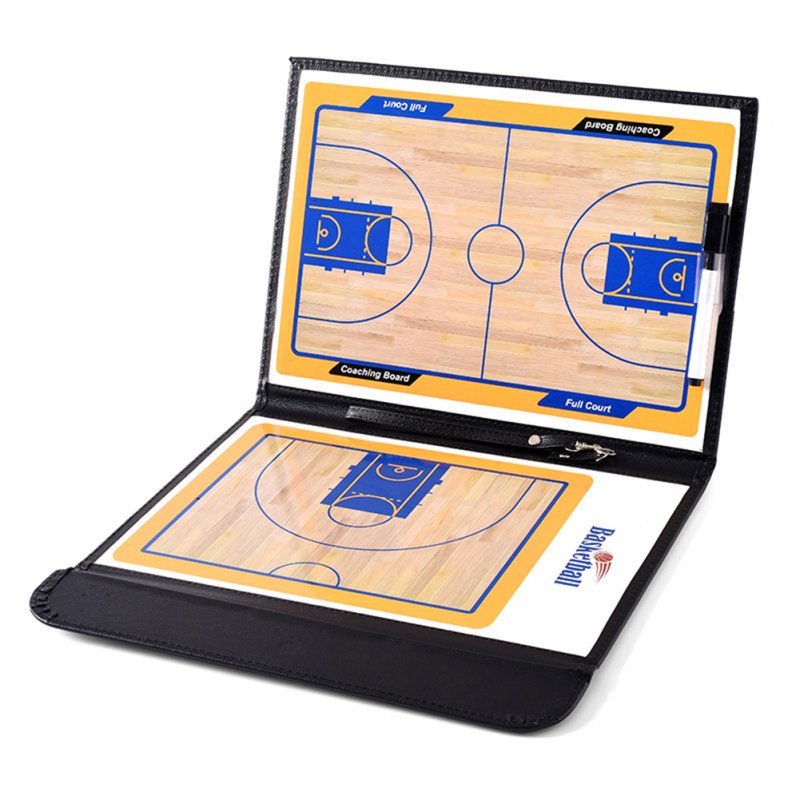 Basketball Tactical Board Foldable Colorful Coach Magnetic Tactic Clipboard Competition Train Equipment 