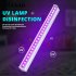 T5 30CM Ultraviolet Germicidal Light 395nm5W Tube UV Disinfection Sterilizer Lamp Tube   European plug line