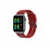 T50 Smart Watch Full Touch Screen Bluetooth compatible Calling Heart Rate Blood Oxygen Monitoring Dafit Bracelet Red