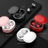 T50 TWS Bluetooth Earphone Stereo Touch Control Bass BT 5 0 Eeadphones With Mic Handsfree Earbuds AI Control red