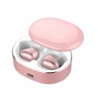 T50 TWS Bluetooth Earphone Stereo Touch Control Bass BT 5.0 Eeadphones With Mic Handsfree Earbuds AI Control Pink