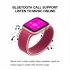 T500 Smart  Bracelet Waterproof Sports Touch Screen Smart Watch Heart Rate Blood Pressure Monitoring Bracelet Compatible For Ios Android pink