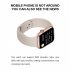 T500 Smart  Bracelet Waterproof Sports Touch Screen Smart Watch Heart Rate Blood Pressure Monitoring Bracelet Compatible For Ios Android White