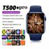 T500 pro Smart Watch 1 75 inch Full Screen Spin Button Multi functional Gaming Smart Bracelet silver