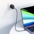 T58 Charging Adapter 45W 2 Ports Charging Station USB C USB A Ports Fast Charger Station EU Plug Quick Charging Blocks Wall Charger Brick For Laptops Smart Phon