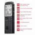 T60 Mini Digital Voice Recorder Automatic Recording Device USB Rechargeable Portable Voice Recorder Noise Reduction Voice Recording Device For Work Lectures Mee