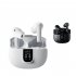 T63 Wireless Earbuds Headphones In Ear Earbuds With Microphone Power Display Charging Case Earphones For Smart Phone Computer Laptop White