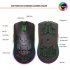 T66 2 4G Wireless Mouse Ergonomic High Precision Mice Portable Honeycomb  Mouse 3600 DPI RGB Lighting Rechargeable Mice White