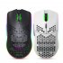 T66 2 4G Wireless Mouse Ergonomic High Precision Mice Portable Honeycomb  Mouse 3600 DPI RGB Lighting Rechargeable Mice black