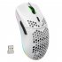T66 2 4G Wireless Mouse Ergonomic High Precision Mice Portable Honeycomb  Mouse 3600 DPI RGB Lighting Rechargeable Mice black