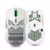 T66 2 4G Wireless Mouse Ergonomic High Precision Mice Portable Honeycomb  Mouse 3600 DPI RGB Lighting Rechargeable Mice black