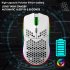 T66 2 4G Wireless Mouse Ergonomic High Precision Mice Portable Honeycomb  Mouse 3600 DPI RGB Lighting Rechargeable Mice black