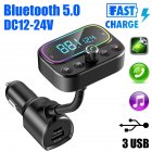 T67 Car Bluetooth-compatible Mp3 Player Hands-free Calling Car Charger