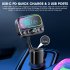T67 Car Bluetooth compatible Mp3 Player Fm Transmitter Hands free Calling Fast Charging Car Charger Qc3 0 Aux Radio Adapter black