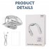 T68 Portable Neck Fan USB Rechargeable With 3000mAh Battery Folding Hanging Neck Fan 3 Speeds For Indoor Outdoor Using black