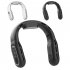 T68 Portable Neck Fan USB Rechargeable With 3000mAh Battery Folding Hanging Neck Fan 3 Speeds For Indoor Outdoor Using black