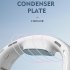 T68 Portable Neck Fan USB Rechargeable With 3000mAh Battery Folding Hanging Neck Fan 3 Speeds For Indoor Outdoor Using black