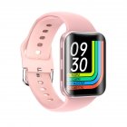 T68 Smart <span style='color:#F7840C'>Watch</span> Bluetooth Call Sleep Blodd Pressure Monitor Heart Rate Monitor Remote Control Smartwatch Pink