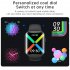 T68 Smart Watch Bluetooth Call Sleep Blodd Pressure Monitor Heart Rate Monitor Remote Control Smartwatch Black