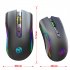 T69 Wireless Mouse Ergonomic RGB Luminous Wireless Silent Mouse 2 4GHz USB Cordless Mouse Adjustable DPI Rechargeable Wireless Mouse For Computer PC Laptop blac